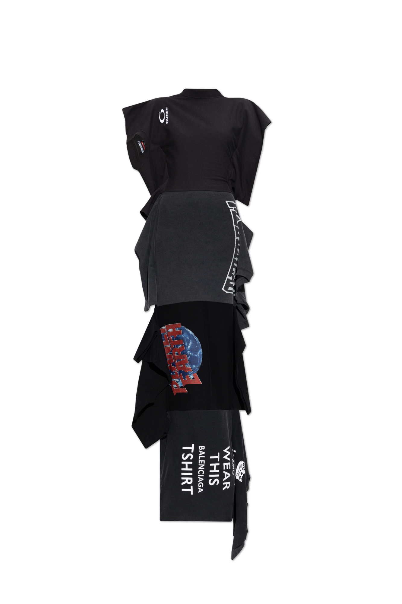 SchaferandweinerShops Japan - Black Dress with print
